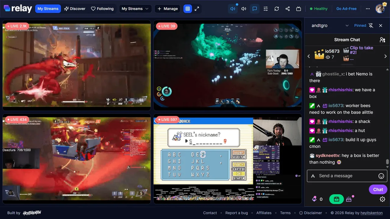 Chat without tab-hopping.
